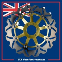 Front Disc Brake Rotor VFR750 VTR1000F CBR600F CBR900RR.., Gold