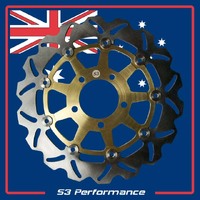 Gold Front Disc Brake Rotor Suzuki GSXR750 GSXR K4 K5 2004-2005 04-05