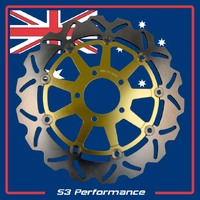 Gold Front Disc Brake Rotor GSXR GSXR750 GSXR1000 Hayabusa