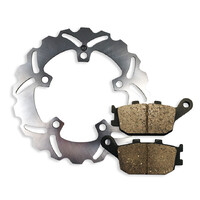 Rear Brake Disc and Pads fits Yamaha FZ1, FZ1 Fazer ABS & Non ABS 2006-2014 06-14