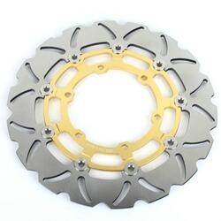 Stopp Gold Motorcycle Brake Disc Front Floating fits BMW K 100 RS 4-valve 1989-1992