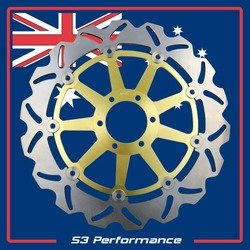 Front Disc Brake Rotor GOLD Aprilia 125MX/RS RSV1000 SL