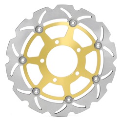 GOLD Disc Rotor Front Floating ZX6R ZX6RR ZX636 Ninja 03-04