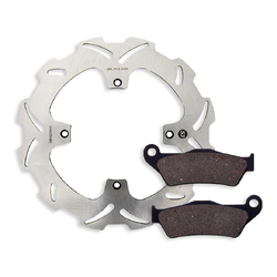 Front Brake Disc and Pads fits  Husqvarna CR125 CR 125 2002-2012 02-12